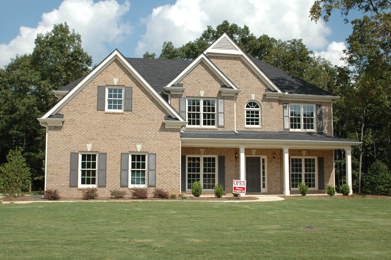 Brown Brick Home