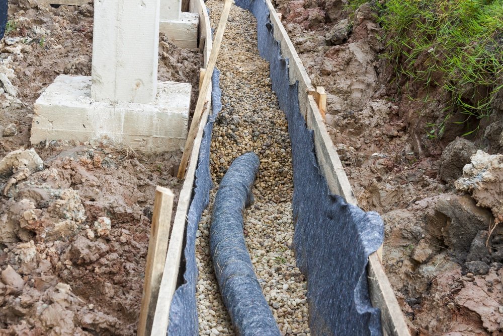 French Drain Near Foundation